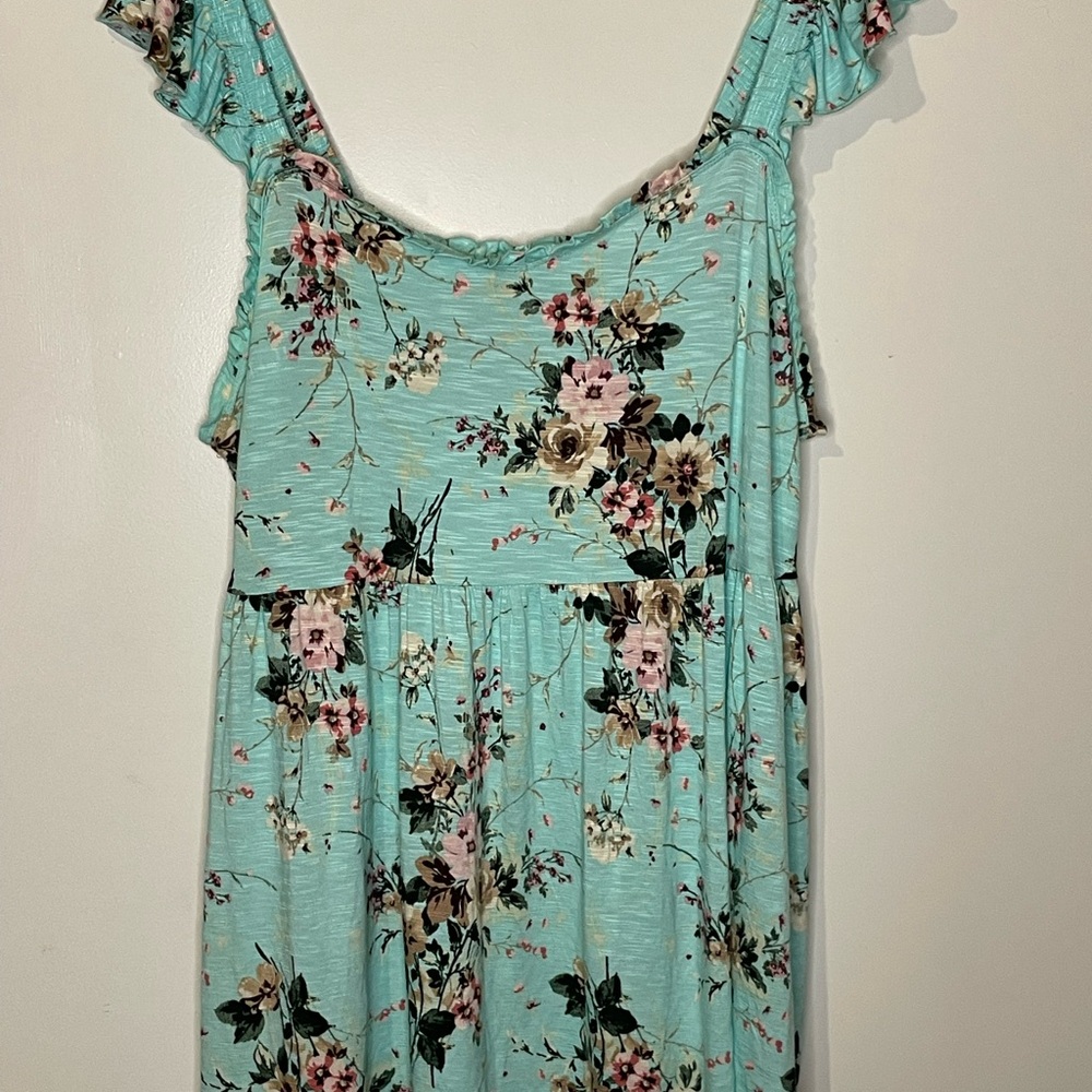 Torrid Floral Print Ruffle Sleeve Blouse